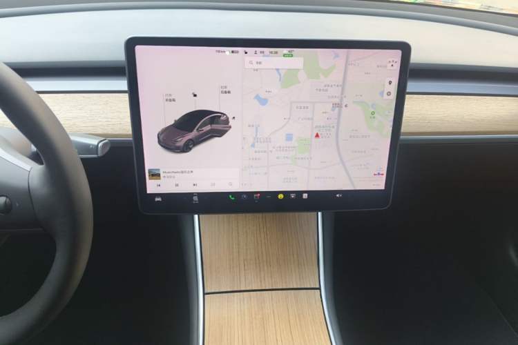 Used Tesla Model 3 2020 Standard Range Rear-Wheel Drive Upgraded Version Audio And AC Panel
