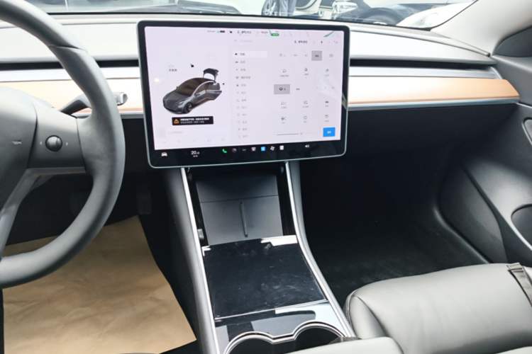 Used Tesla Model 3 2020 Refreshed Version Long-Range Rear-Wheel Drive Audio And AC Panel