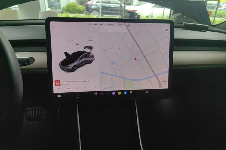 Used Tesla Model 3 2020 Refreshed Version Long-Range Rear-Wheel Drive Audio And AC Panel
