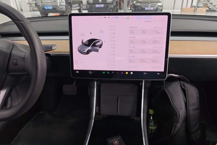Used Tesla Model 3 2020 Standard Range Rear-Wheel Drive Upgraded Version Audio And AC Panel