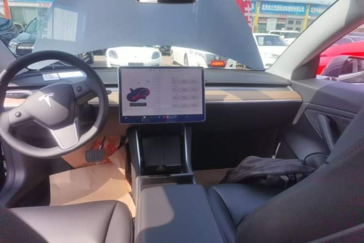 Used Tesla Model 3 2020 Refreshed Version Long-Range Rear-Wheel Drive Audio And AC Panel