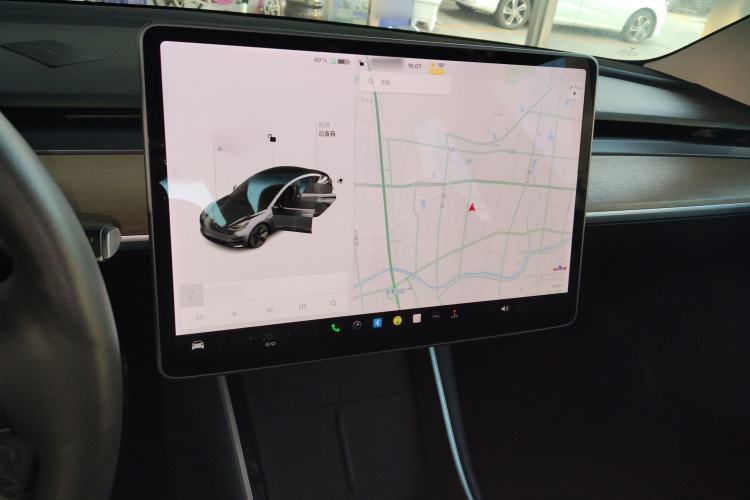 Used Tesla Model 3 2020 Revised Version Standard Range Rear-Wheel Drive – Upgraded Edition Audio And AC Panel