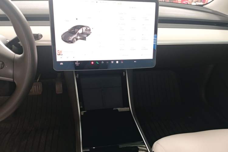 Used Tesla Model 3 2020 Revised Version Standard Range Rear-Wheel Drive – Upgraded Edition Audio And AC Panel