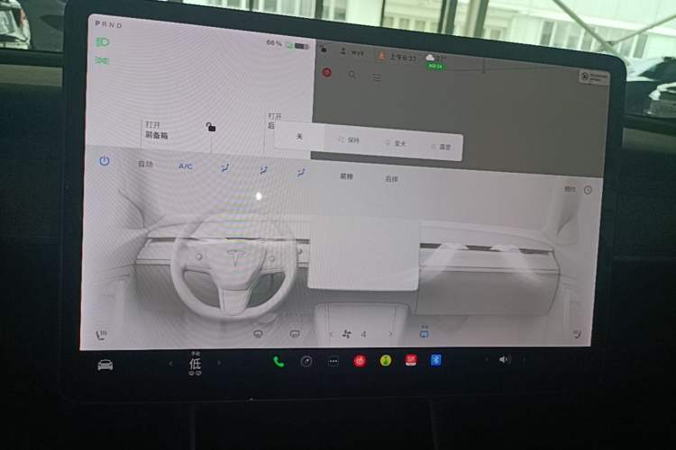 Used Tesla Model 3 2020 Revised Version Standard Range Rear-Wheel Drive – Upgraded Edition Audio And AC Panel