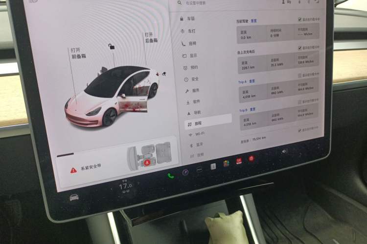 Used Tesla Model 3 2020 Refreshed Version Long-Range Rear-Wheel Drive Audio And AC Panel