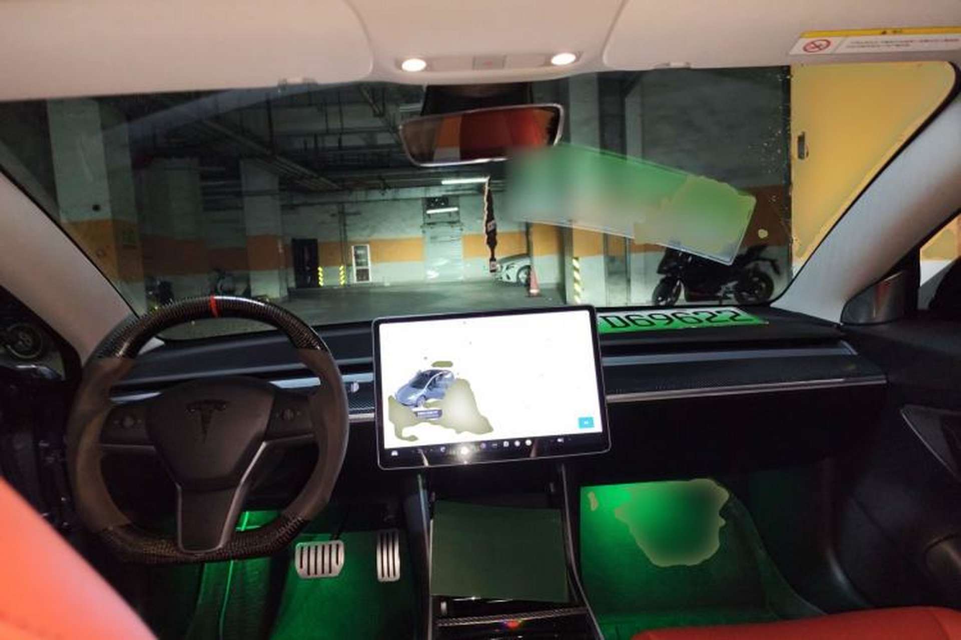 Used Tesla Model 3 2020 Standard Range Rear-Wheel Drive Upgraded Version Center Console