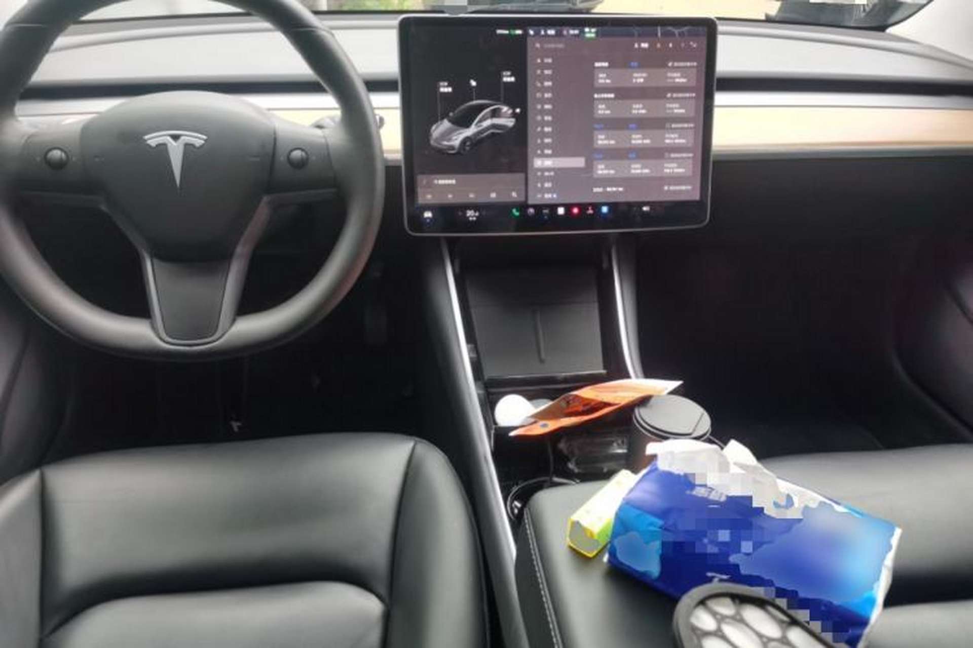 Used Tesla Model 3 2020 Refreshed Version Long-Range Rear-Wheel Drive Center Console