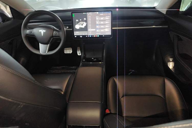 Used Tesla Model 3 2020 Revised Version Standard Range Rear-Wheel Drive – Upgraded Edition Center Console