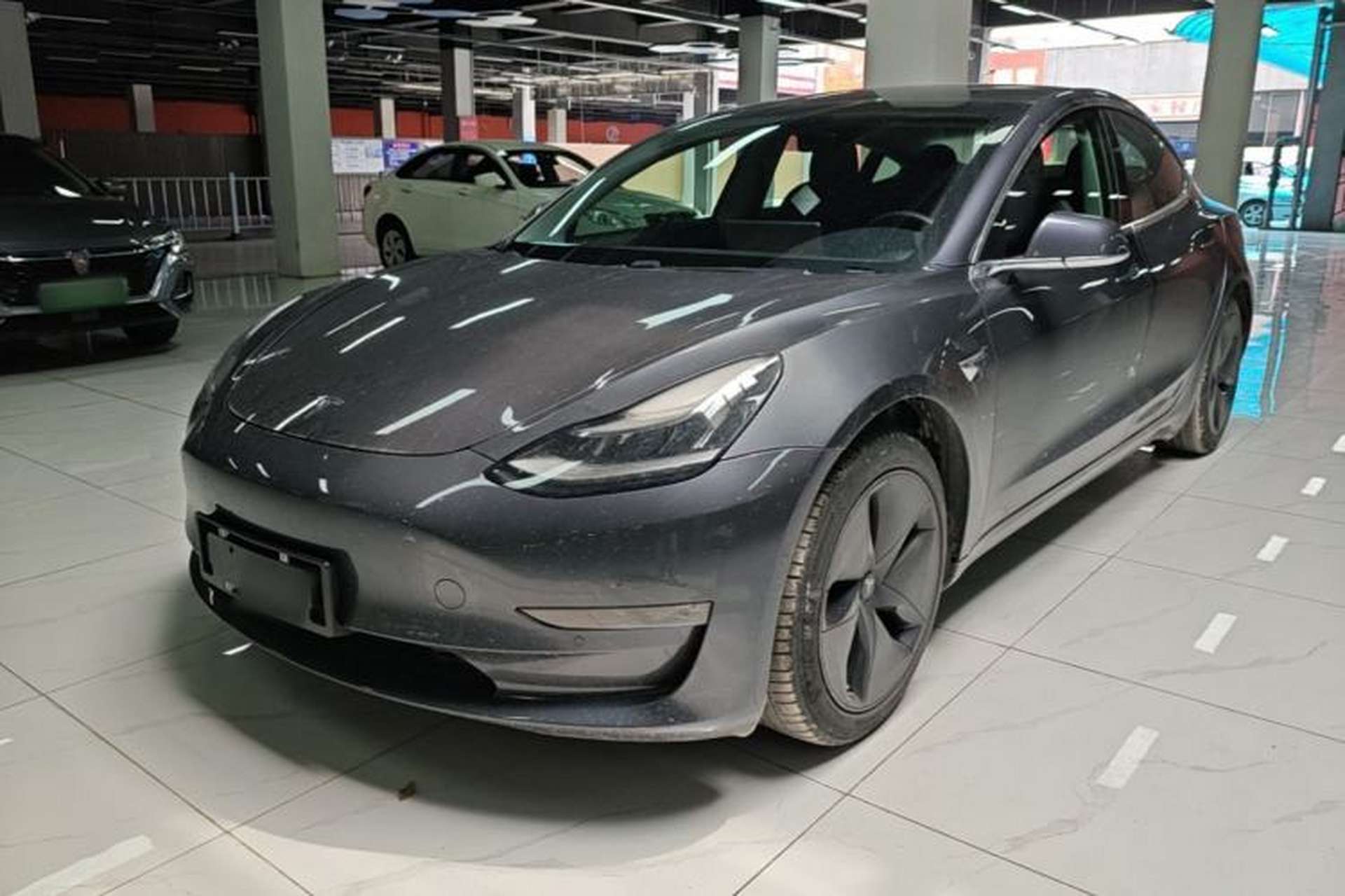 Used Tesla Model 3 2020 Refreshed Version Long-Range Rear-Wheel Drive Front Left 45 Deg