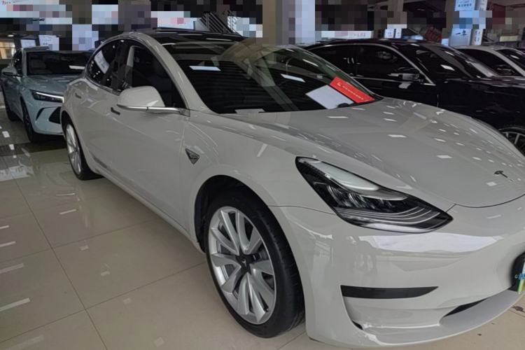 Used Tesla Model 3 2020 Standard Range Rear-Wheel Drive Upgraded Version Front Right 45 Deg