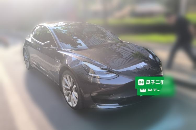 Used Tesla Model 3 2020 Refreshed Version Long-Range Rear-Wheel Drive Front Right 45 Deg