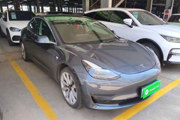 Used Tesla Model 3 2020 Refreshed Version Long-Range Rear-Wheel Drive Front Right 45 Deg