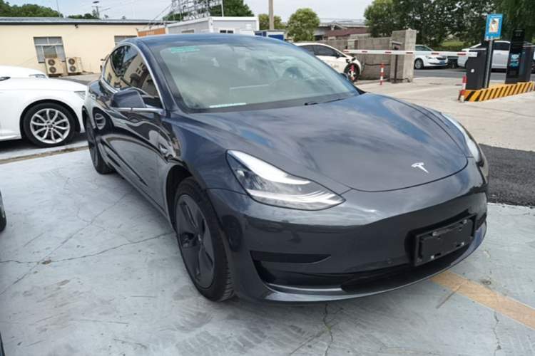 Used Tesla Model 3 2020 Standard Range Rear-Wheel Drive Upgraded Version Front Right 45 Deg