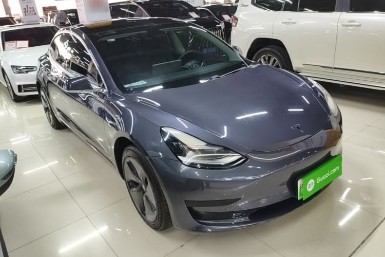 Used Tesla Model 3 2020 Standard Range Rear-Wheel Drive Upgraded Version Front Right 45 Deg