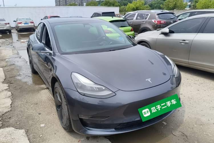 Used Tesla Model 3 2020 Refreshed Version Long-Range Rear-Wheel Drive Front Right 45 Deg