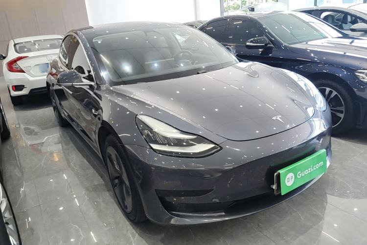 Used Tesla Model 3 2020 Standard Range Rear-Wheel Drive Upgraded Version Front Right 45 Deg