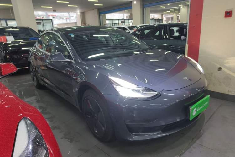 Used Tesla Model 3 2020 Refreshed Version Long-Range Rear-Wheel Drive Front Right 45 Deg