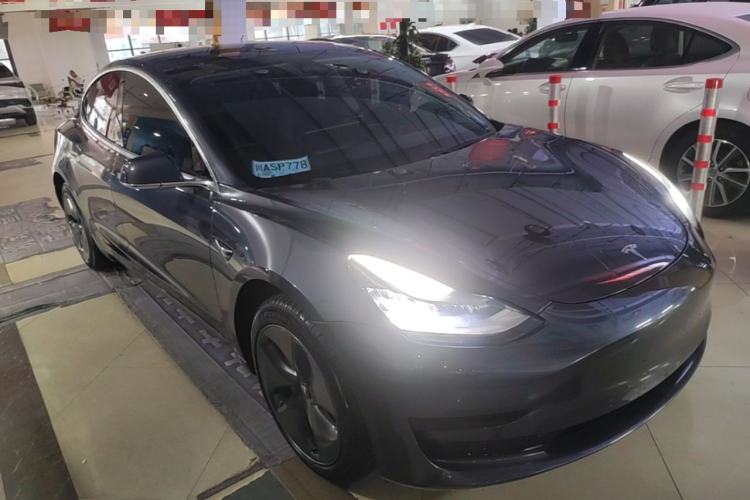 Used Tesla Model 3 2020 Standard Range Rear-Wheel Drive Upgraded Version Front Right 45 Deg