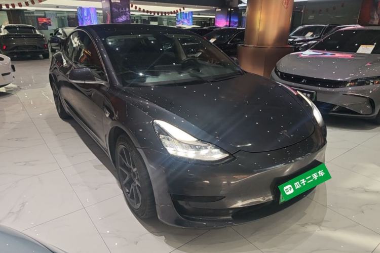 Used Tesla Model 3 2020 Standard Range Rear-Wheel Drive Upgraded Version Front Right 45 Deg