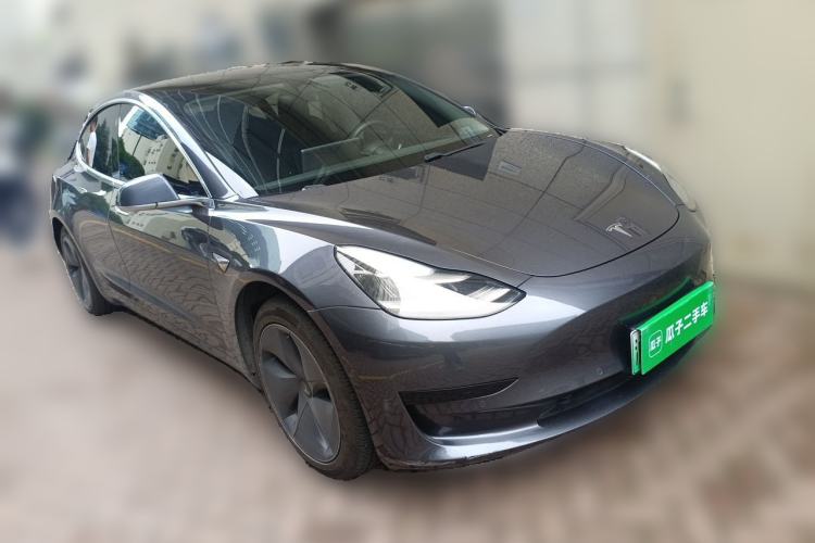 Used Tesla Model 3 2020 Standard Range Rear-Wheel Drive Upgraded Version Front Right 45 Deg