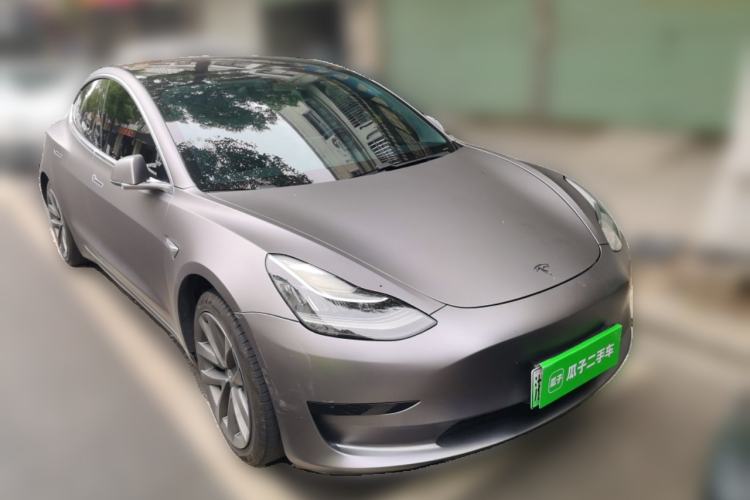 Used Tesla Model 3 2020 Standard Range Rear-Wheel Drive Upgraded Version Front Right 45 Deg