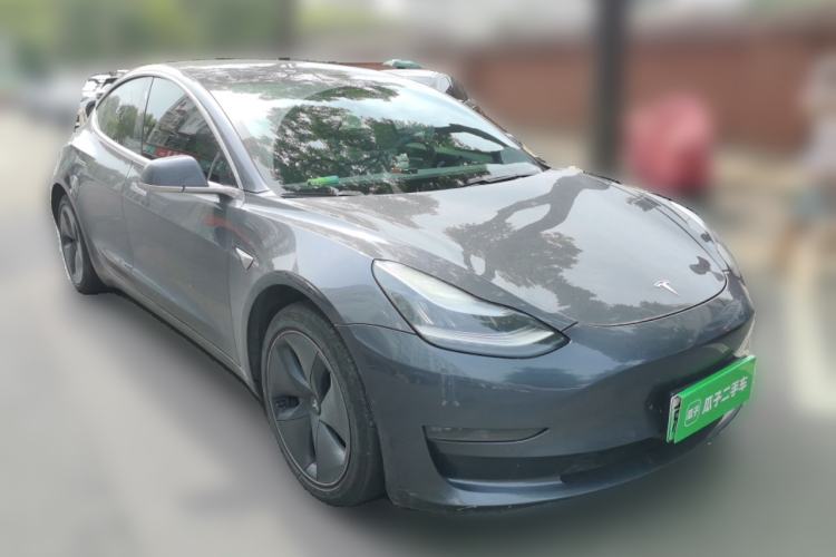 Used Tesla Model 3 2020 Refreshed Version Long-Range Rear-Wheel Drive Front Right 45 Deg