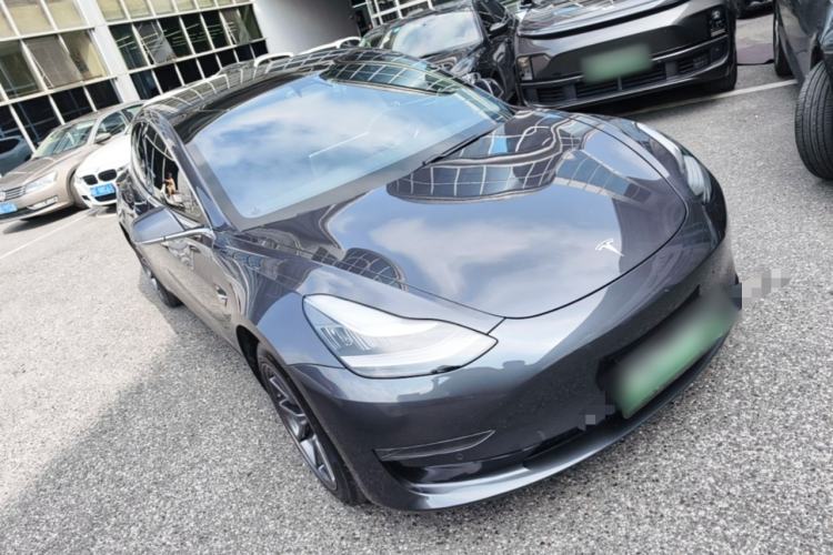 Used Tesla Model 3 2020 Refreshed Version Long-Range Rear-Wheel Drive Front Right 45 Deg