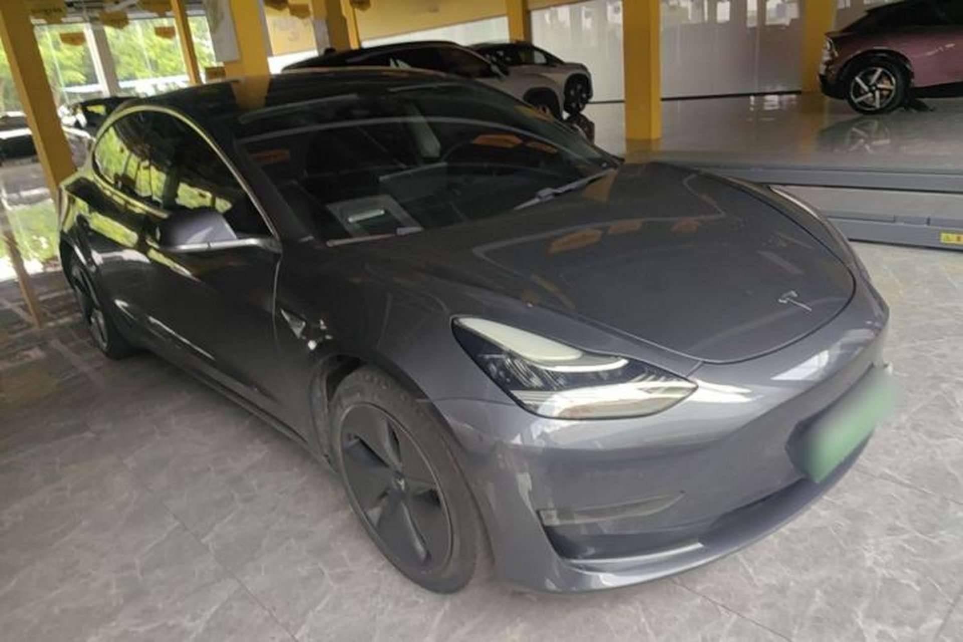 Used Tesla Model 3 2020 Refreshed Version Long-Range Rear-Wheel Drive Front Right 45 Deg