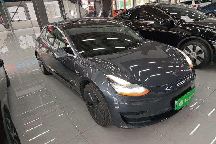 Used Tesla Model 3 2020 Standard Range Rear-Wheel Drive Upgraded Version Front Right 45 Deg