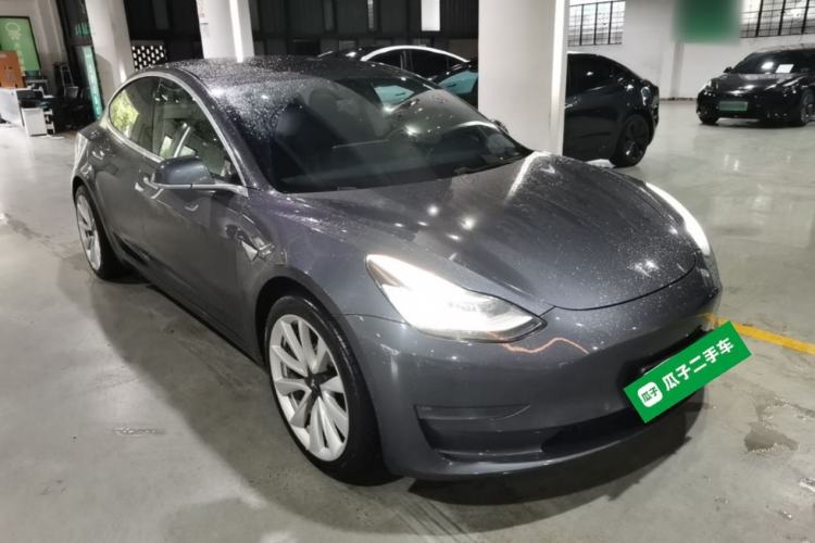 Used Tesla Model 3 2020 Refreshed Version Long-Range Rear-Wheel Drive Front Right 45 Deg