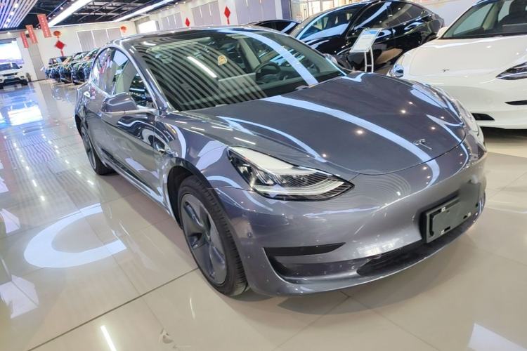 Used Tesla Model 3 2020 Standard Range Rear-Wheel Drive Upgraded Version Front Right 45 Deg