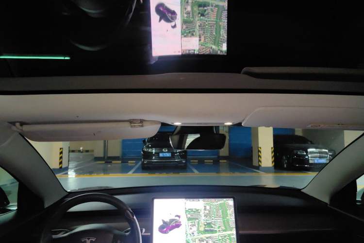 Used Tesla Model 3 2020 Standard Range Rear-Wheel Drive Upgraded Version Headliner