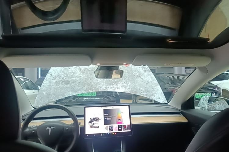 Used Tesla Model 3 2020 Revised Version Standard Range Rear-Wheel Drive – Upgraded Edition Headliner