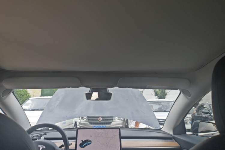 Used Tesla Model 3 2020 Revised Version Standard Range Rear-Wheel Drive – Upgraded Edition Headliner