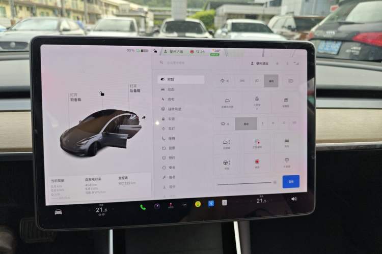 Used Tesla Model 3 2020 Standard Range Rear-Wheel Drive Upgraded Version Instrument Cluster