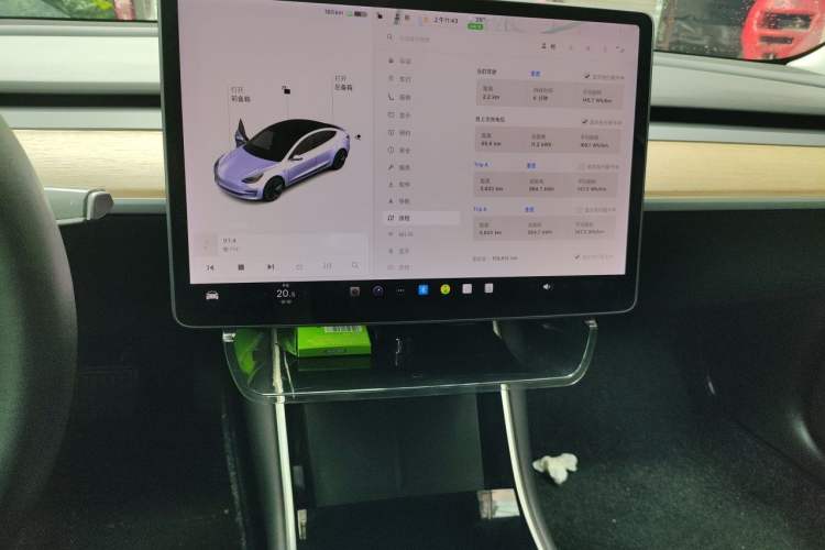 Used Tesla Model 3 2020 Standard Range Rear-Wheel Drive Upgraded Version Instrument Cluster