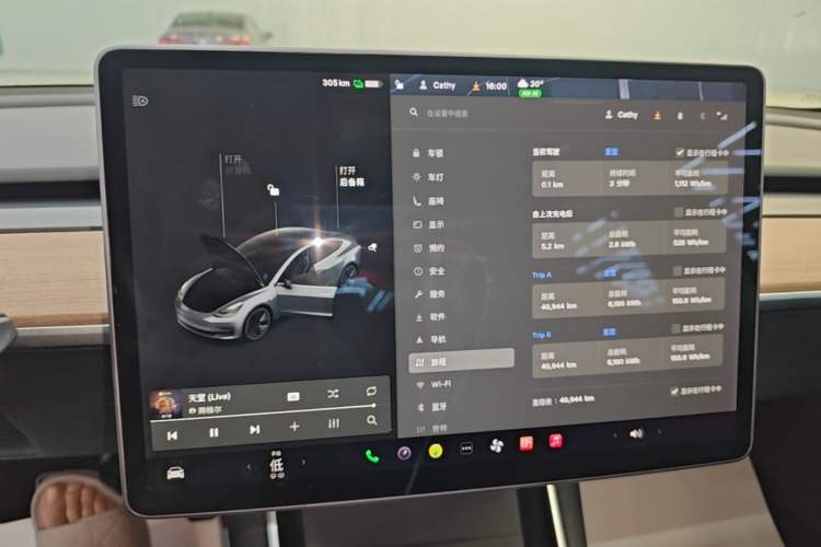Used Tesla Model 3 2020 Revised Version Standard Range Rear-Wheel Drive – Upgraded Edition Instrument Cluster