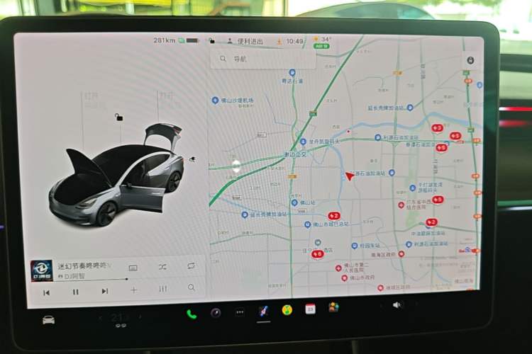 Used Tesla Model 3 2020 Standard Range Rear-Wheel Drive Upgraded Version Instrument Cluster