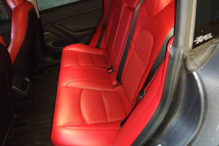 Used Tesla Model 3 2020 Standard Range Rear-Wheel Drive Upgraded Version Left Rear Seat