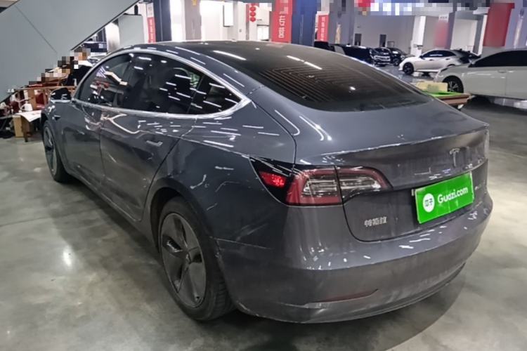 Used Tesla Model 3 2020 Refreshed Version Long-Range Rear-Wheel Drive Rear Left 45 Deg