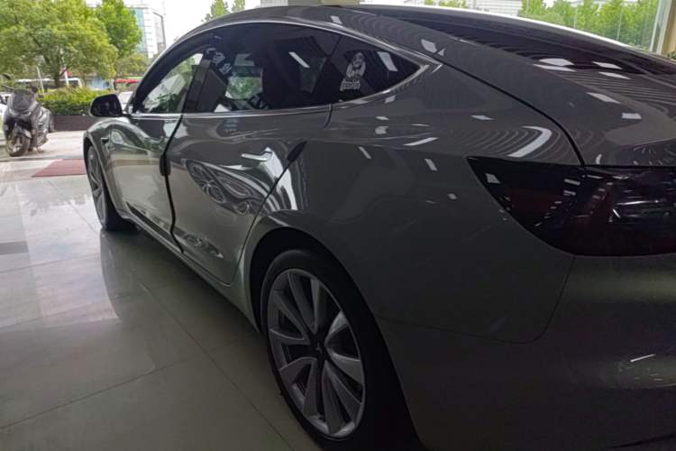 Used Tesla Model 3 2020 Standard Range Rear-Wheel Drive Upgraded Version Rear Left 45 Deg