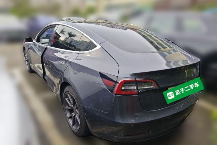 Used Tesla Model 3 2020 Standard Range Rear-Wheel Drive Upgraded Version Rear Left 45 Deg