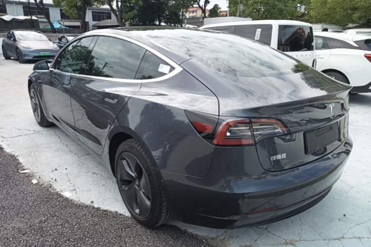 Used Tesla Model 3 2020 Standard Range Rear-Wheel Drive Upgraded Version Rear Left 45 Deg