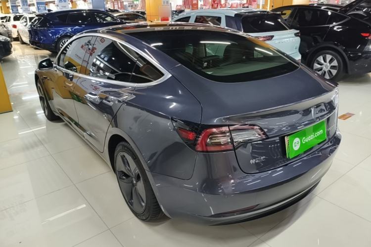 Used Tesla Model 3 2020 Standard Range Rear-Wheel Drive Upgraded Version Rear Left 45 Deg