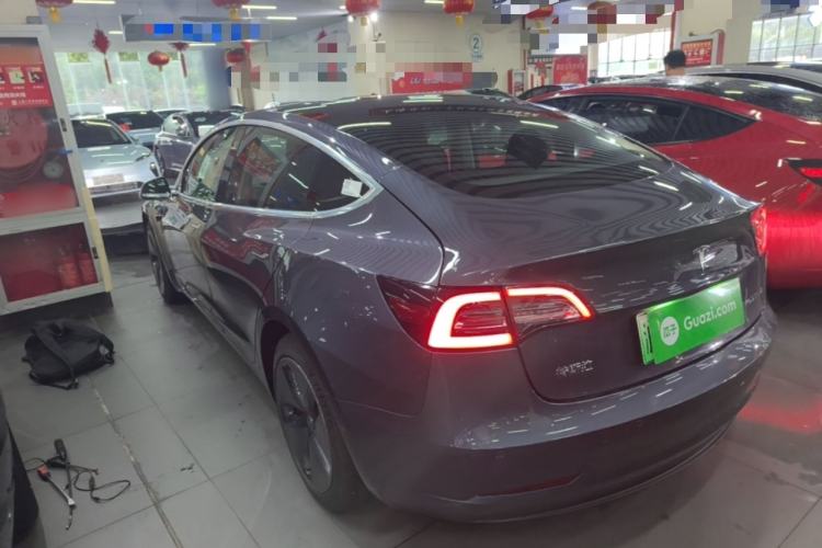Used Tesla Model 3 2020 Refreshed Version Long-Range Rear-Wheel Drive Rear Left 45 Deg