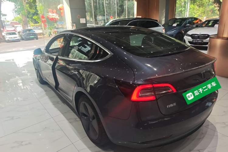 Used Tesla Model 3 2020 Standard Range Rear-Wheel Drive Upgraded Version Rear Left 45 Deg