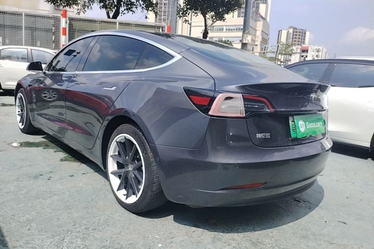 Used Tesla Model 3 2020 Standard Range Rear-Wheel Drive Upgraded Version Rear Left 45 Deg