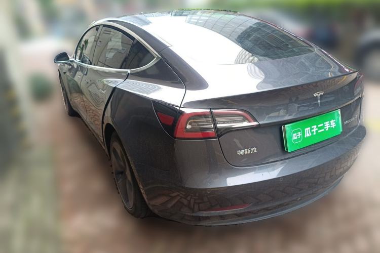 Used Tesla Model 3 2020 Standard Range Rear-Wheel Drive Upgraded Version Rear Left 45 Deg