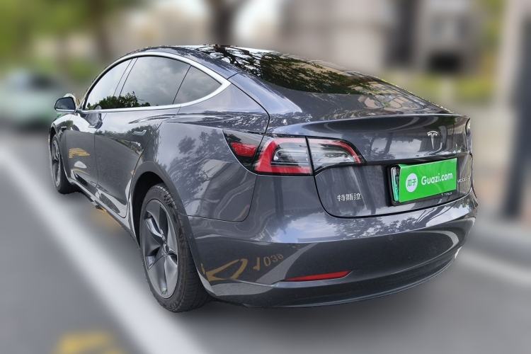 Used Tesla Model 3 2020 Refreshed Version Long-Range Rear-Wheel Drive Rear Left 45 Deg