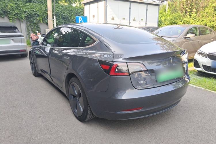 Used Tesla Model 3 2020 Refreshed Version Long-Range Rear-Wheel Drive Rear Left 45 Deg